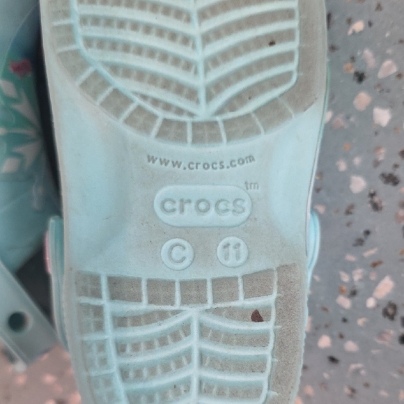 CROCS Frozen Kids Slippers - Light Blue - Picture 6 of 6